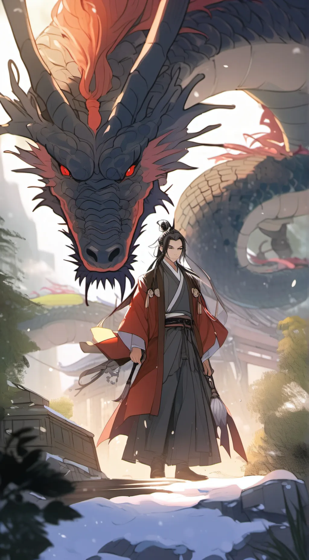 ai character: Zhou Huo  background