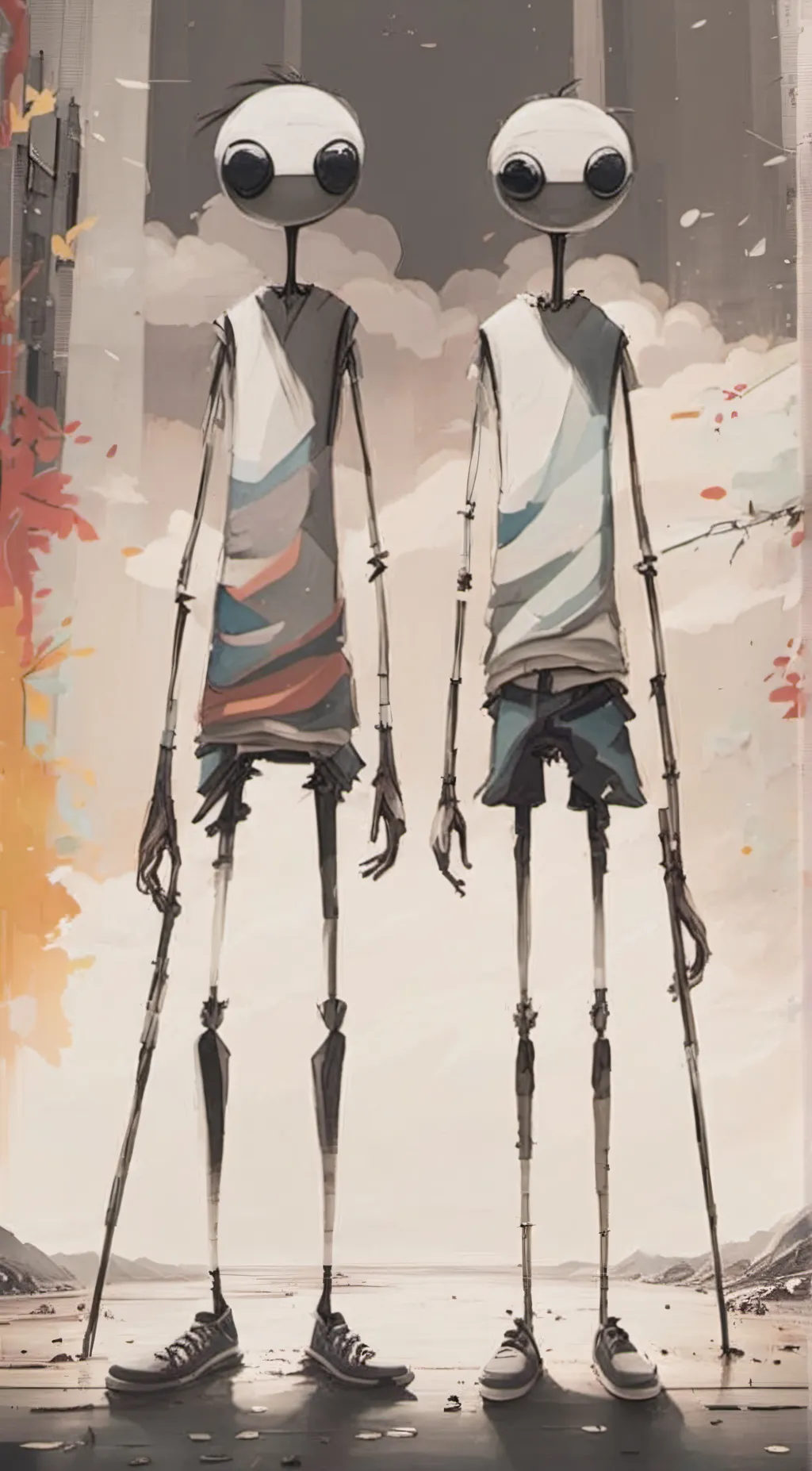 ai character: a random thing background