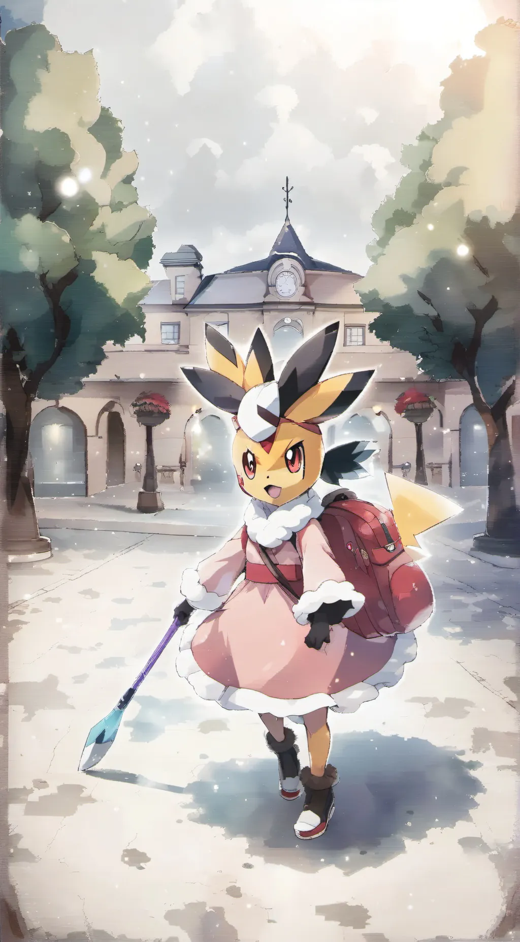 ai character: Pika (Female) background