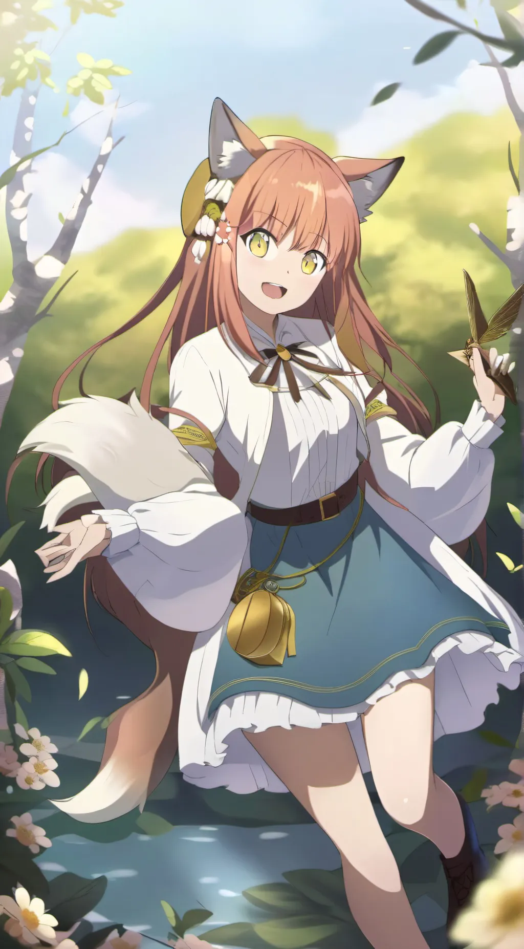 ai character: uki  background