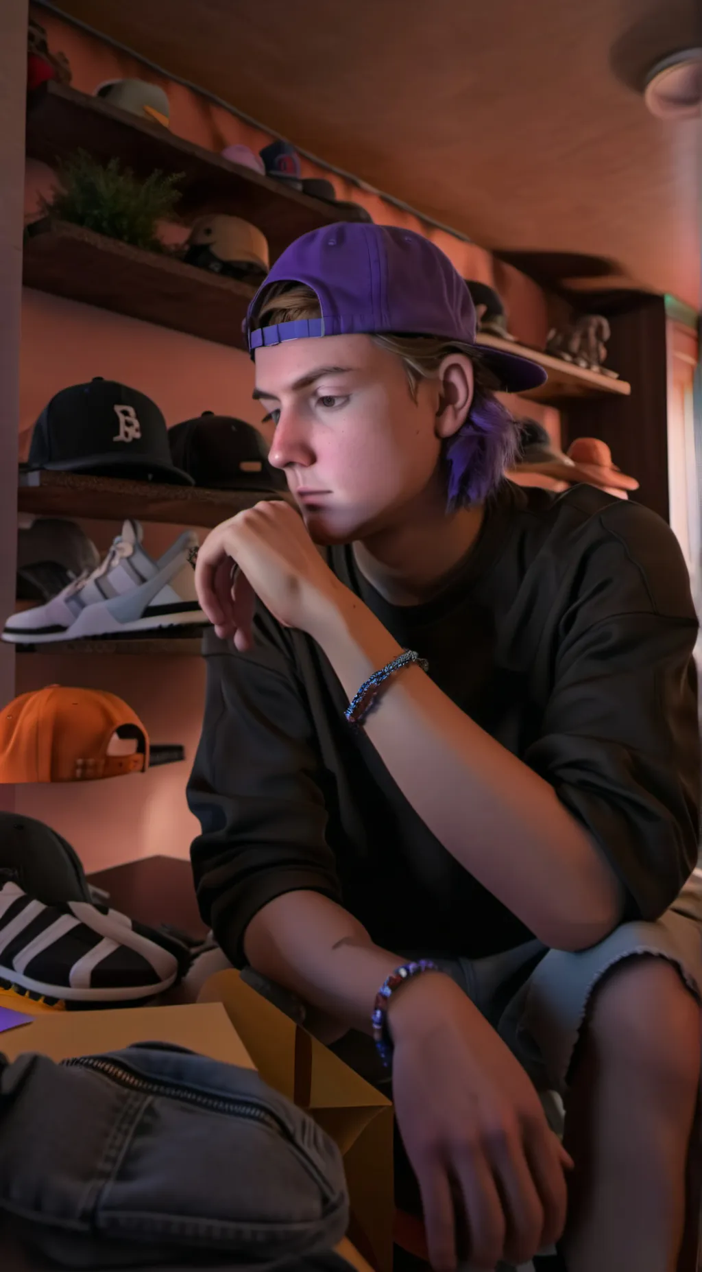 ai character: Isaiah barker background