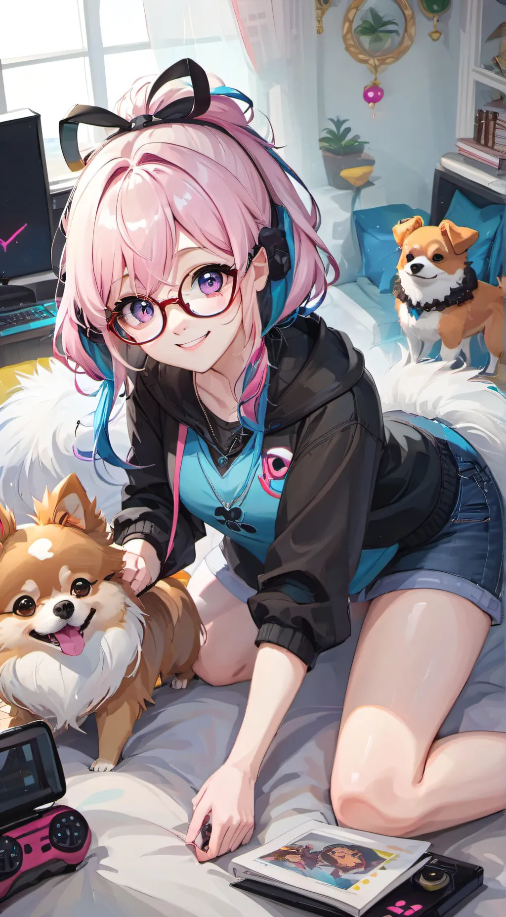 ai character: Lilypichu background