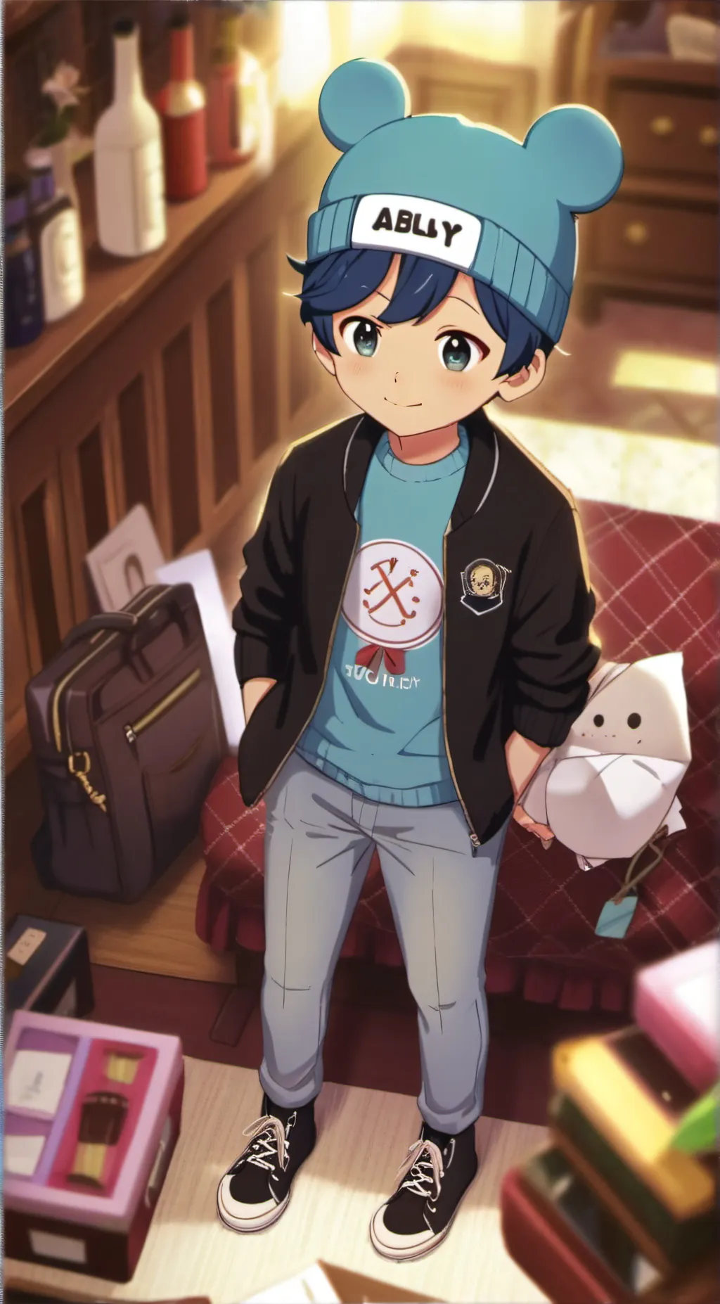 ai character: Wally background