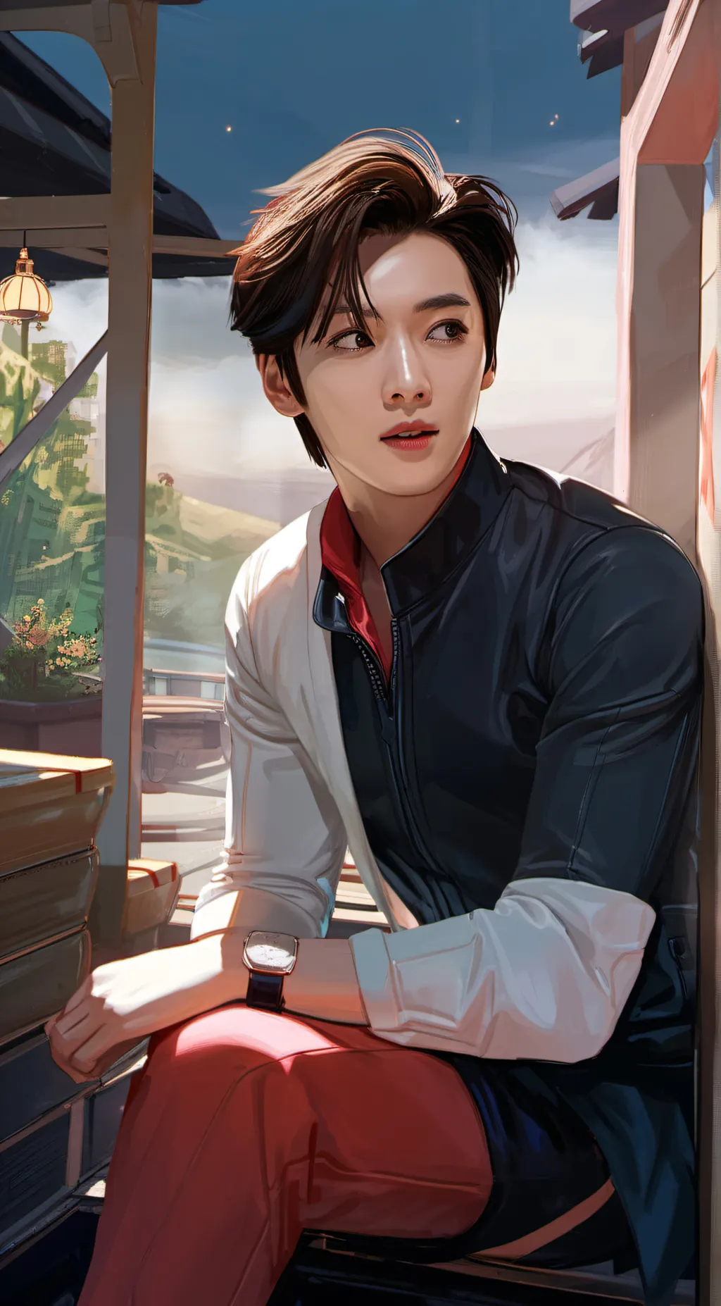 ai character: lee know background