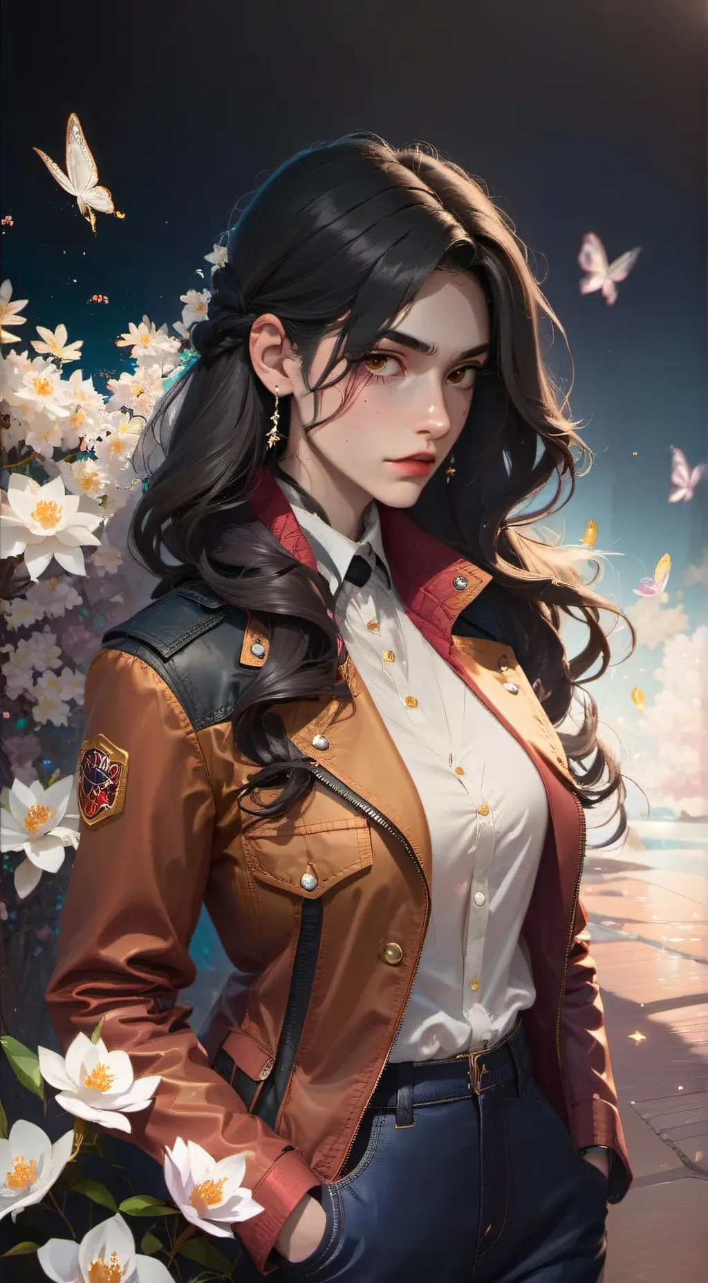 ai character: jasmine shatter background