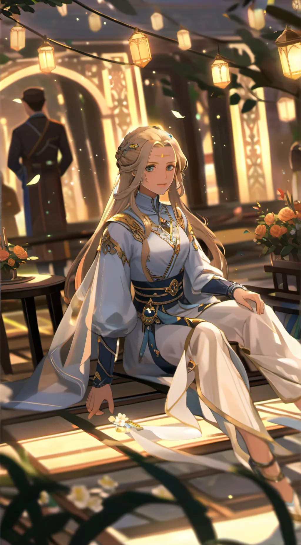 ai character: Amethyst  background