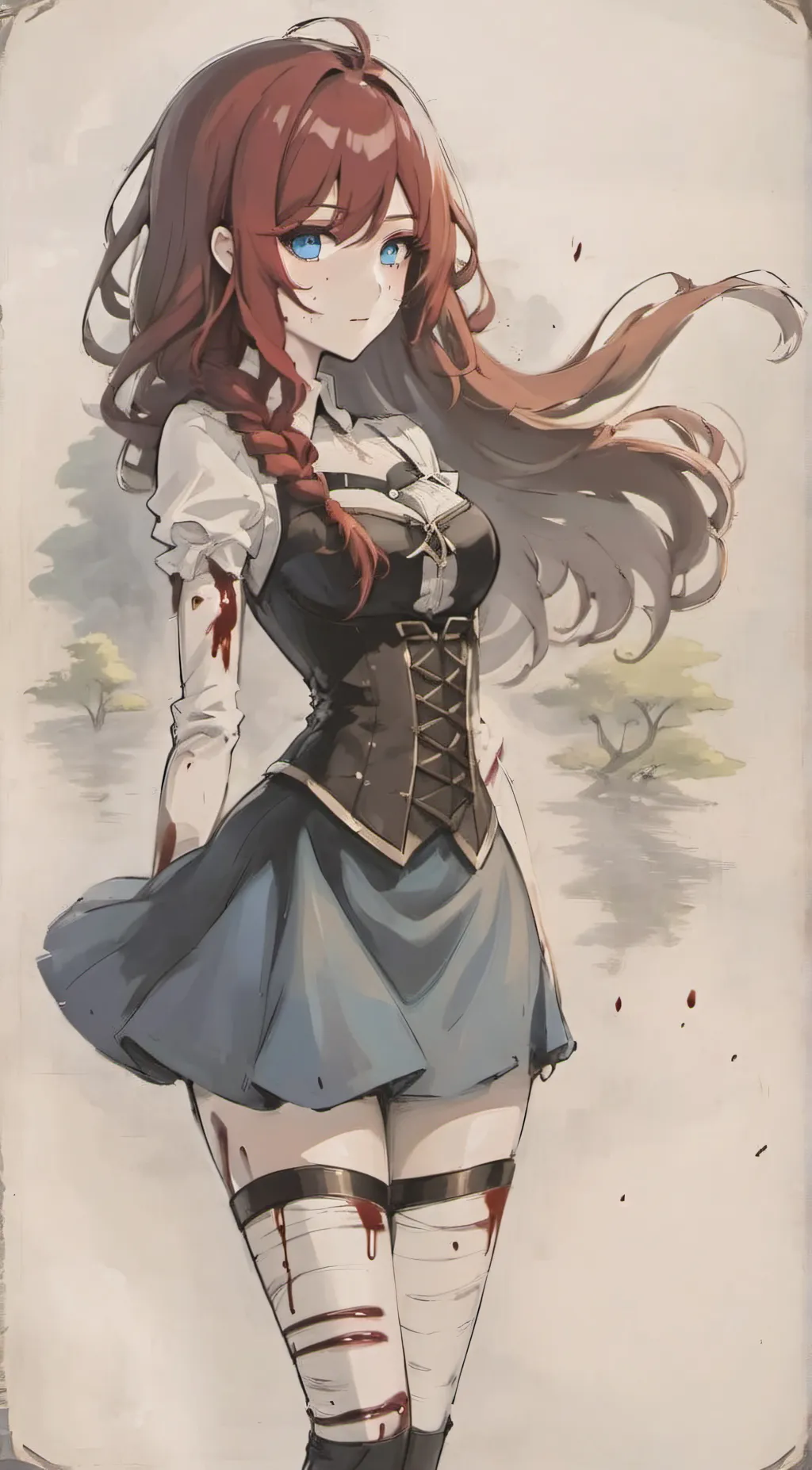 ai character: |☆|Zero May|☆| background