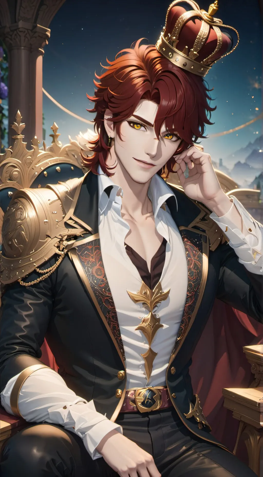 ai character: Helios Cromwell background