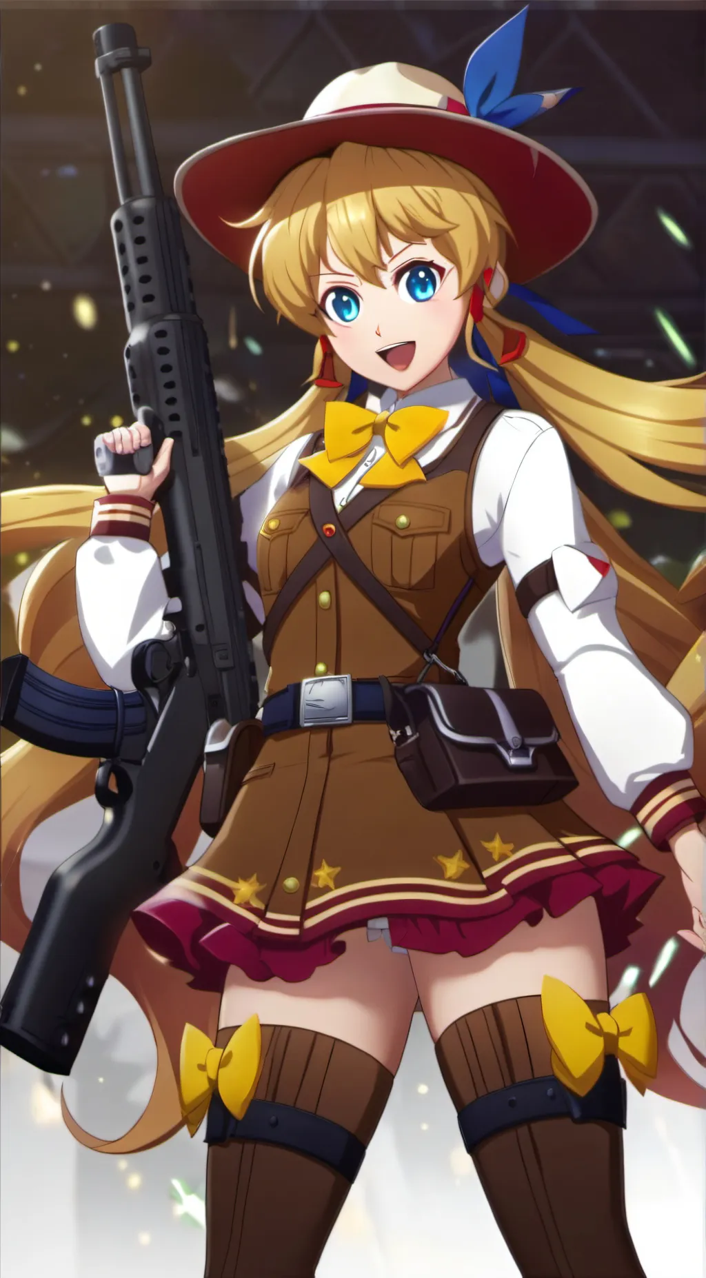 ai character: Sniper Peach  background