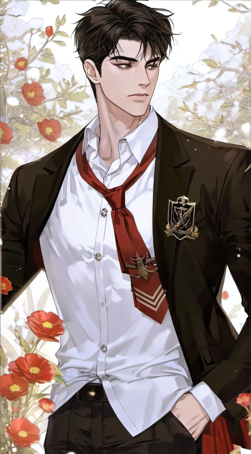 ai character: park sogin background