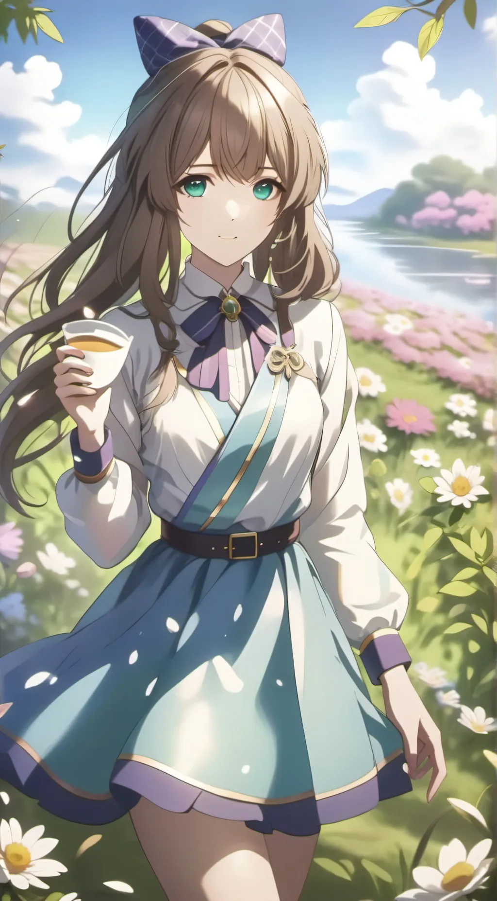 ai character: Aria background