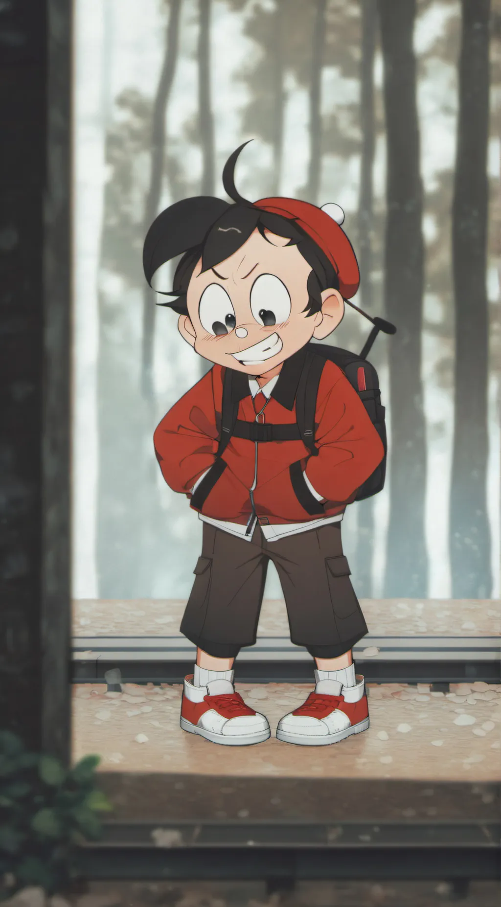 ai character: Wakko Warner background