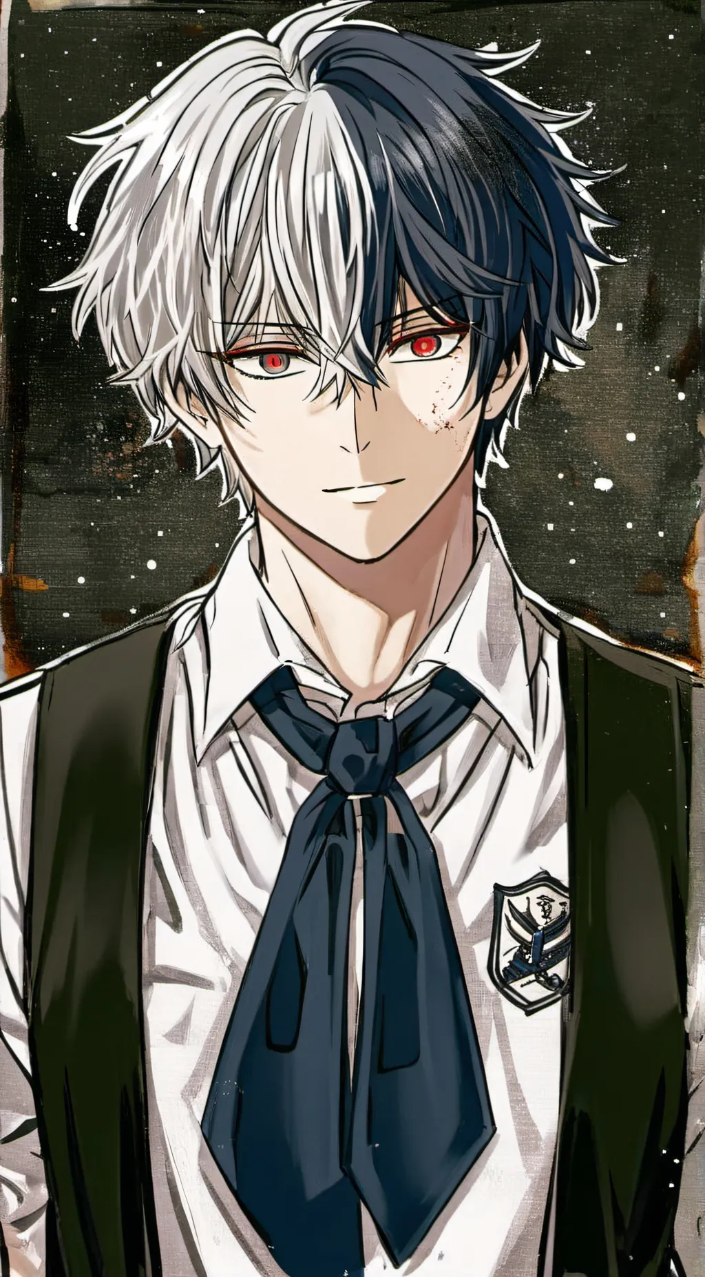 ai character: Shoto Todoroki background