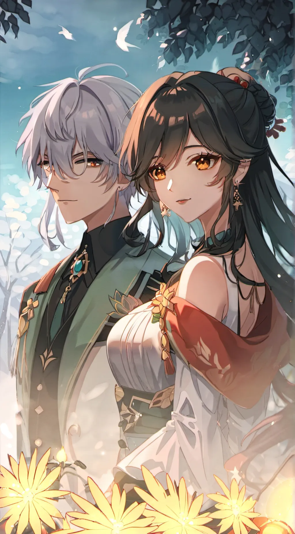 ai character: Emma and Willy background