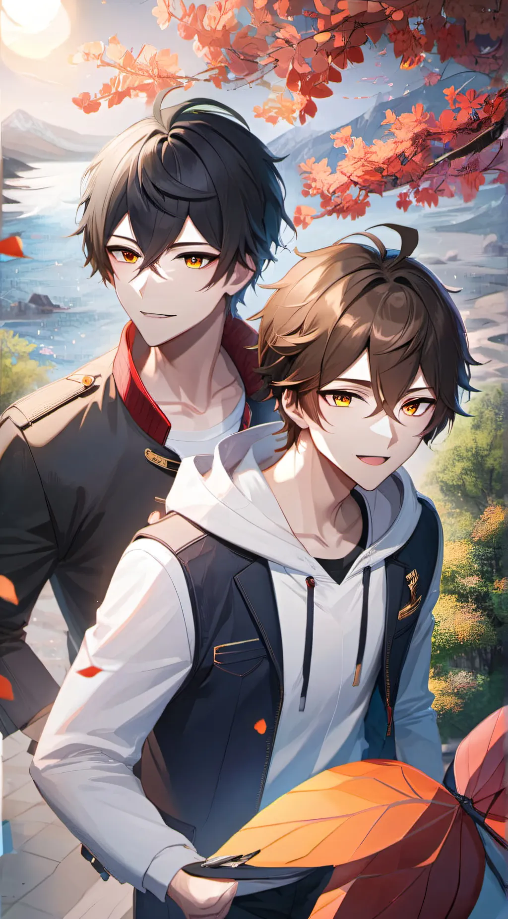 ai character: Adain and Ajax background