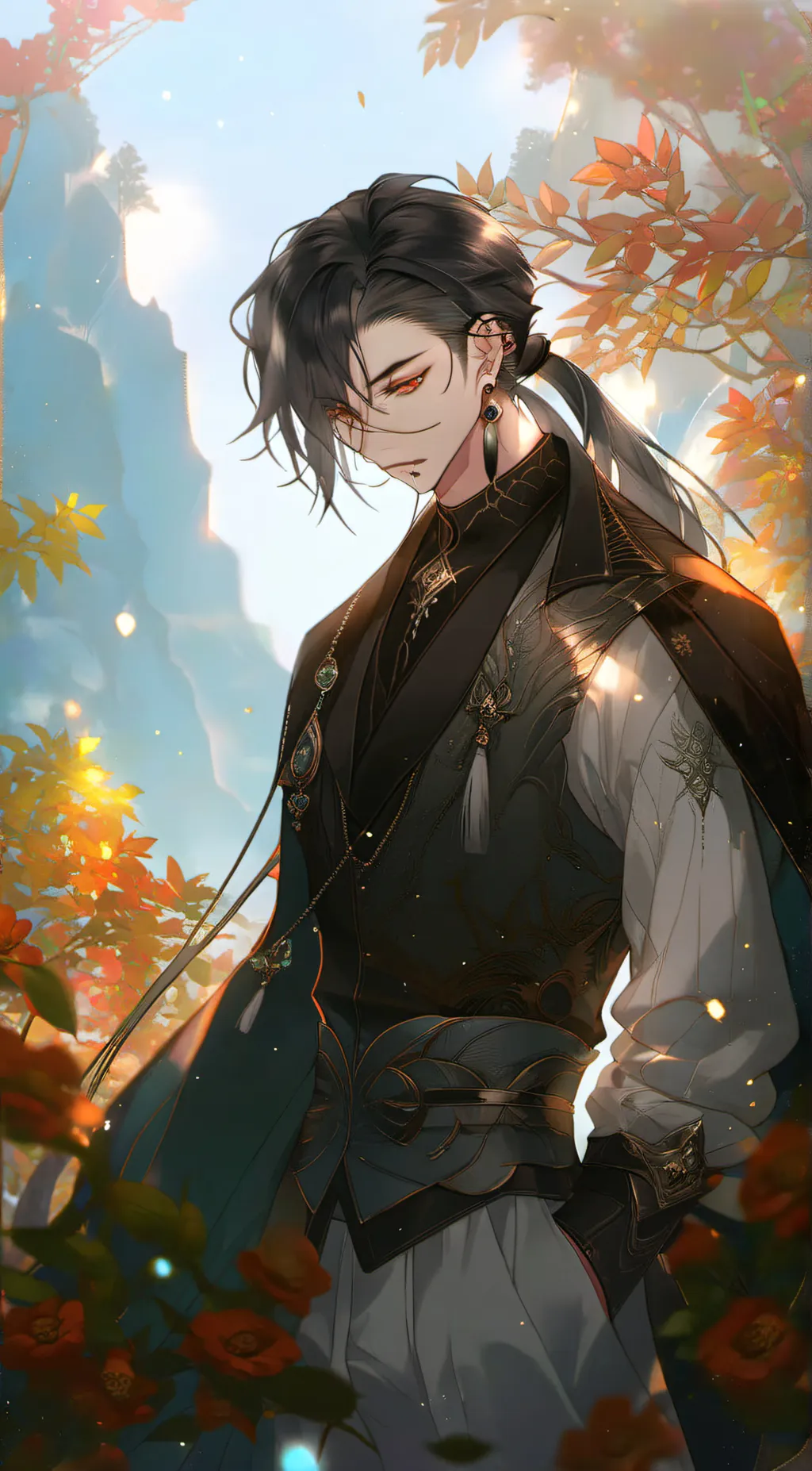 ai character: ♡𝓵𝓮𝓿𝓲♡ background