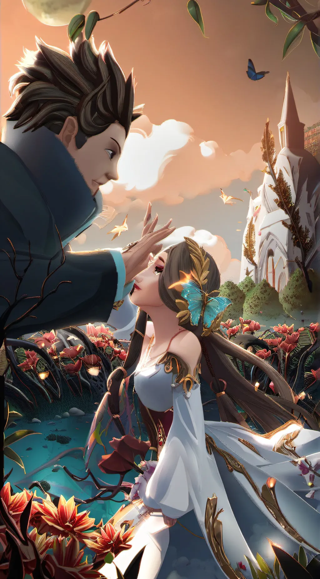 ai character: ash ash ❤️😂💋 background