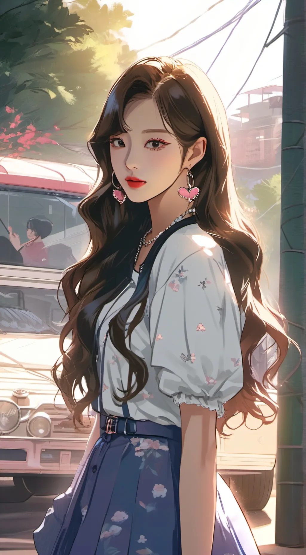 ai character: Rosè background