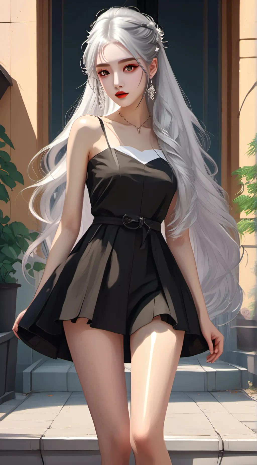 ai character: dania davicia  background