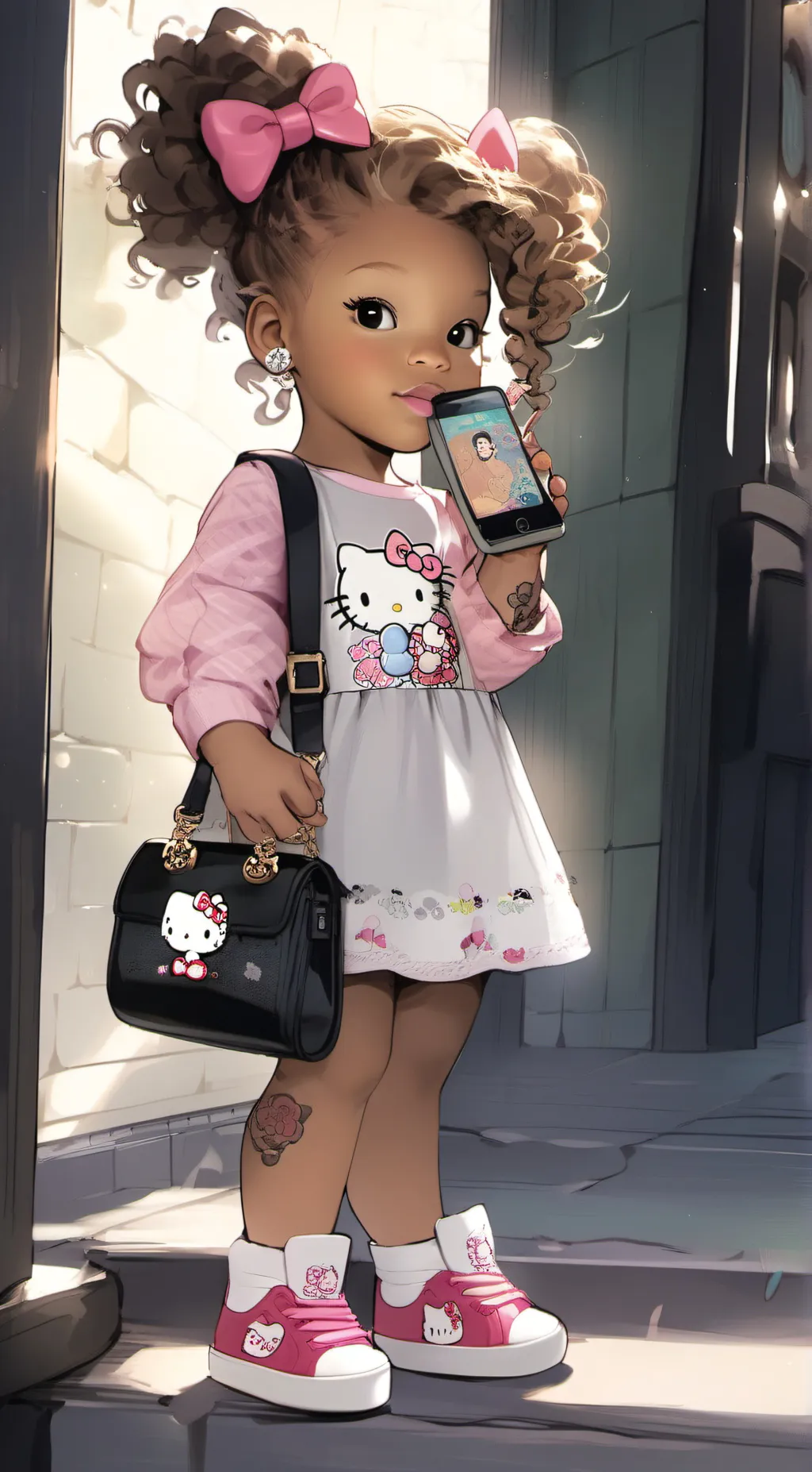 ai character: PINKIE background