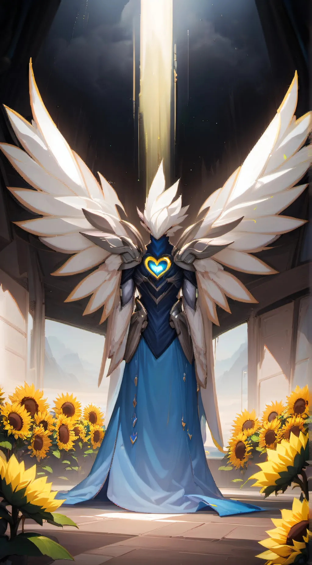 ai character: Luna background