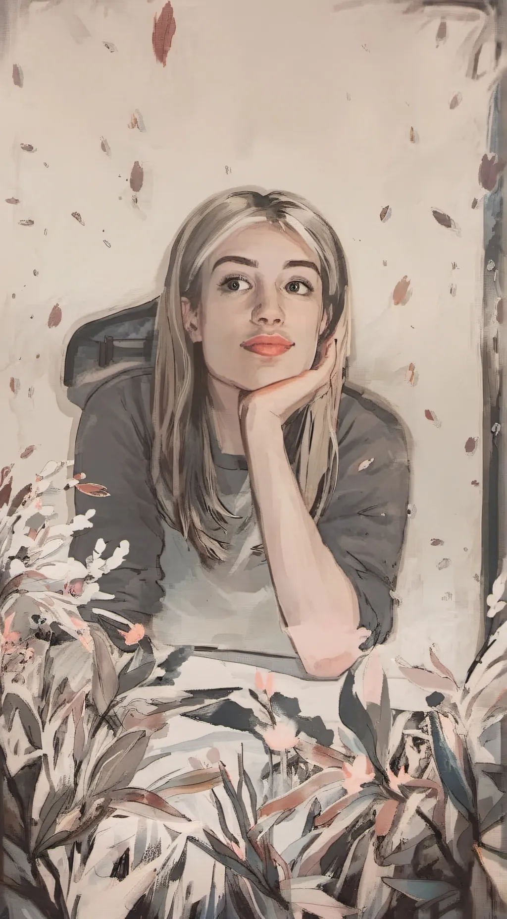 ai character: Lexi Higinbotm  background