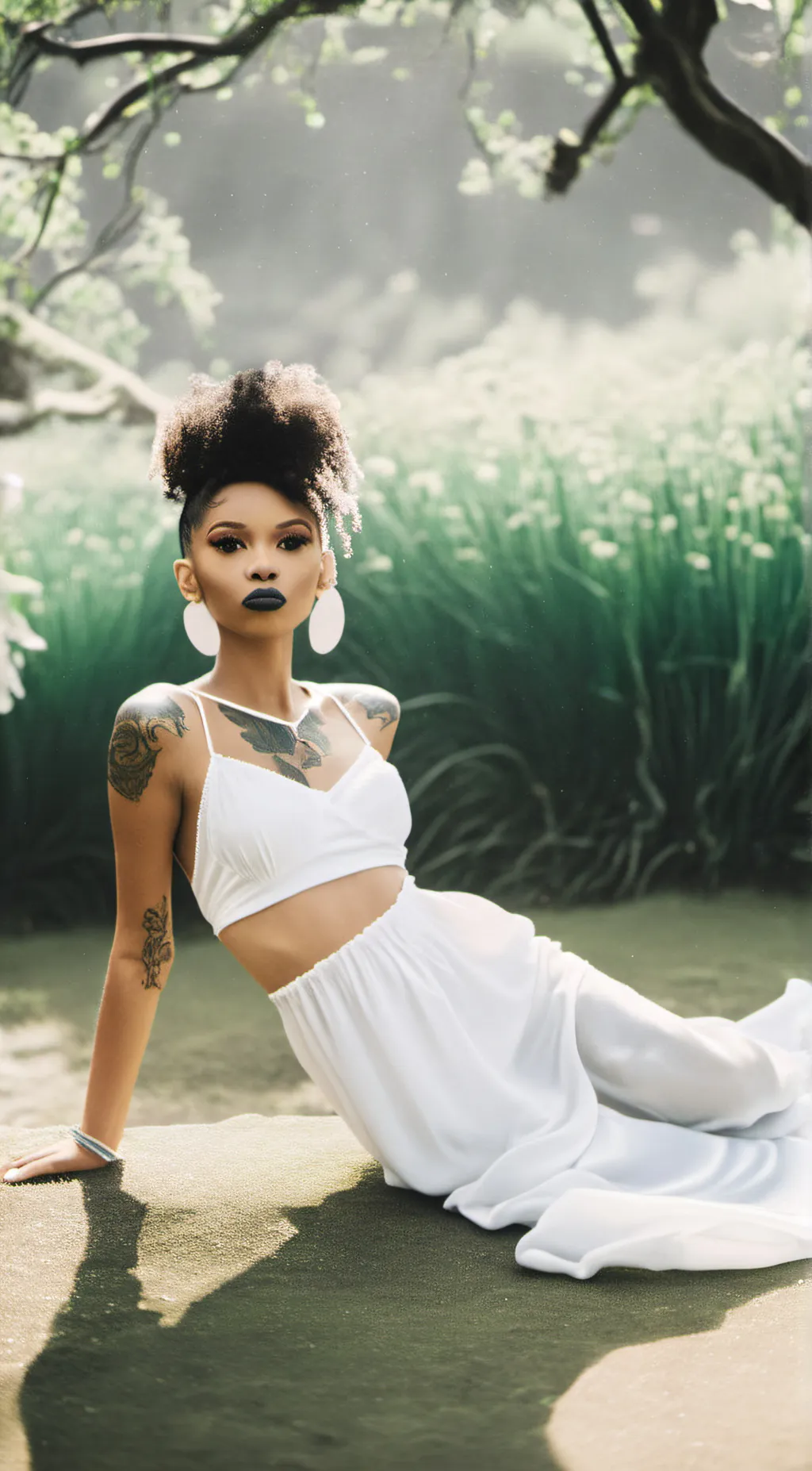 ai character: Mercedes  background