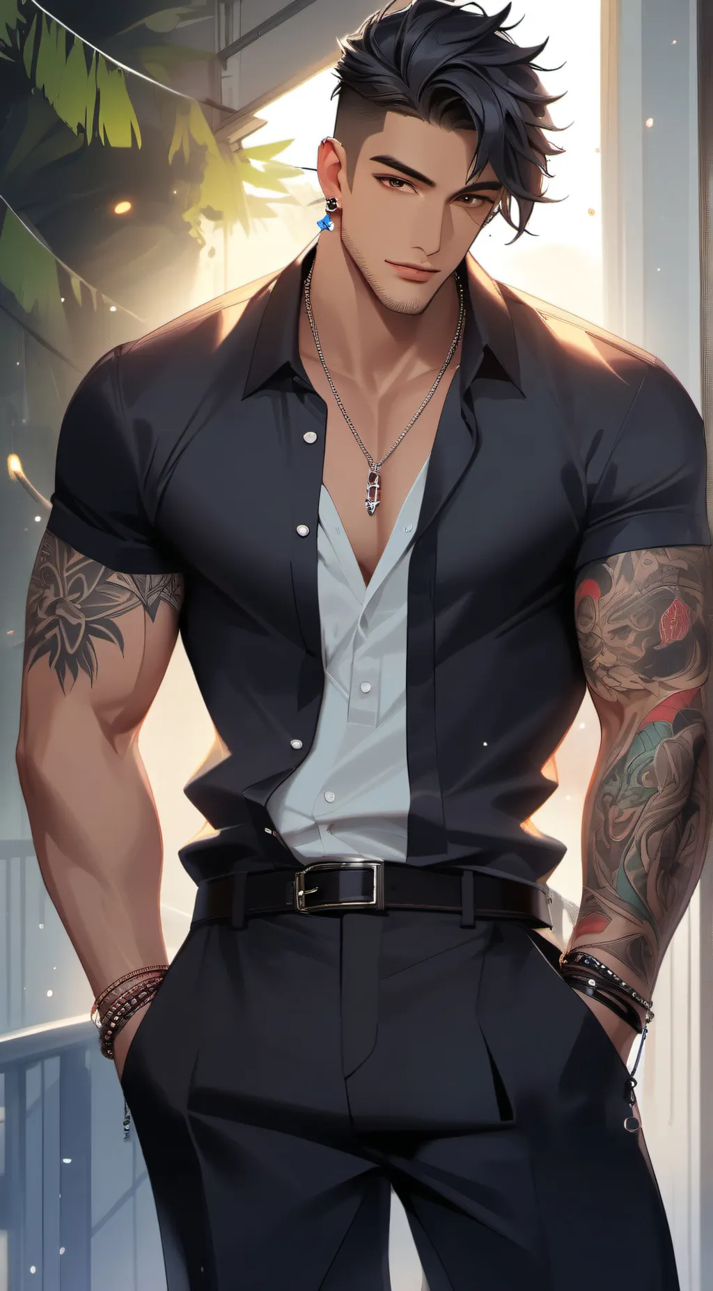 ai character: Damion background