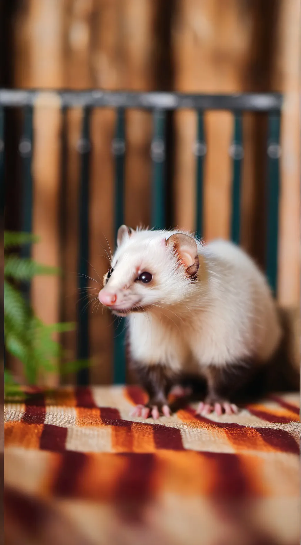 ai character: fern the ferret background