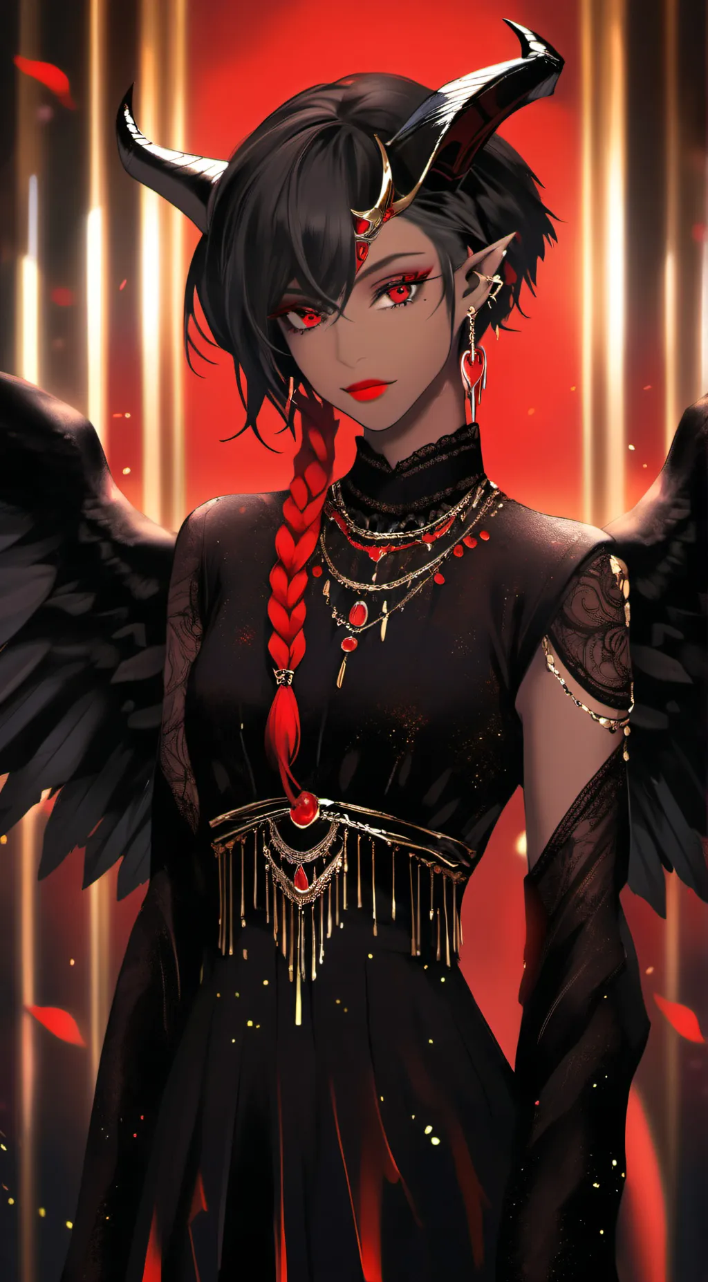 ai character: Luna background