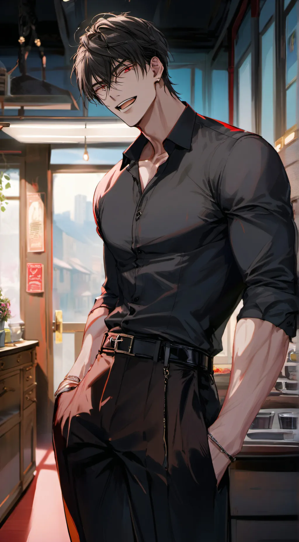 ai character: David Falls background