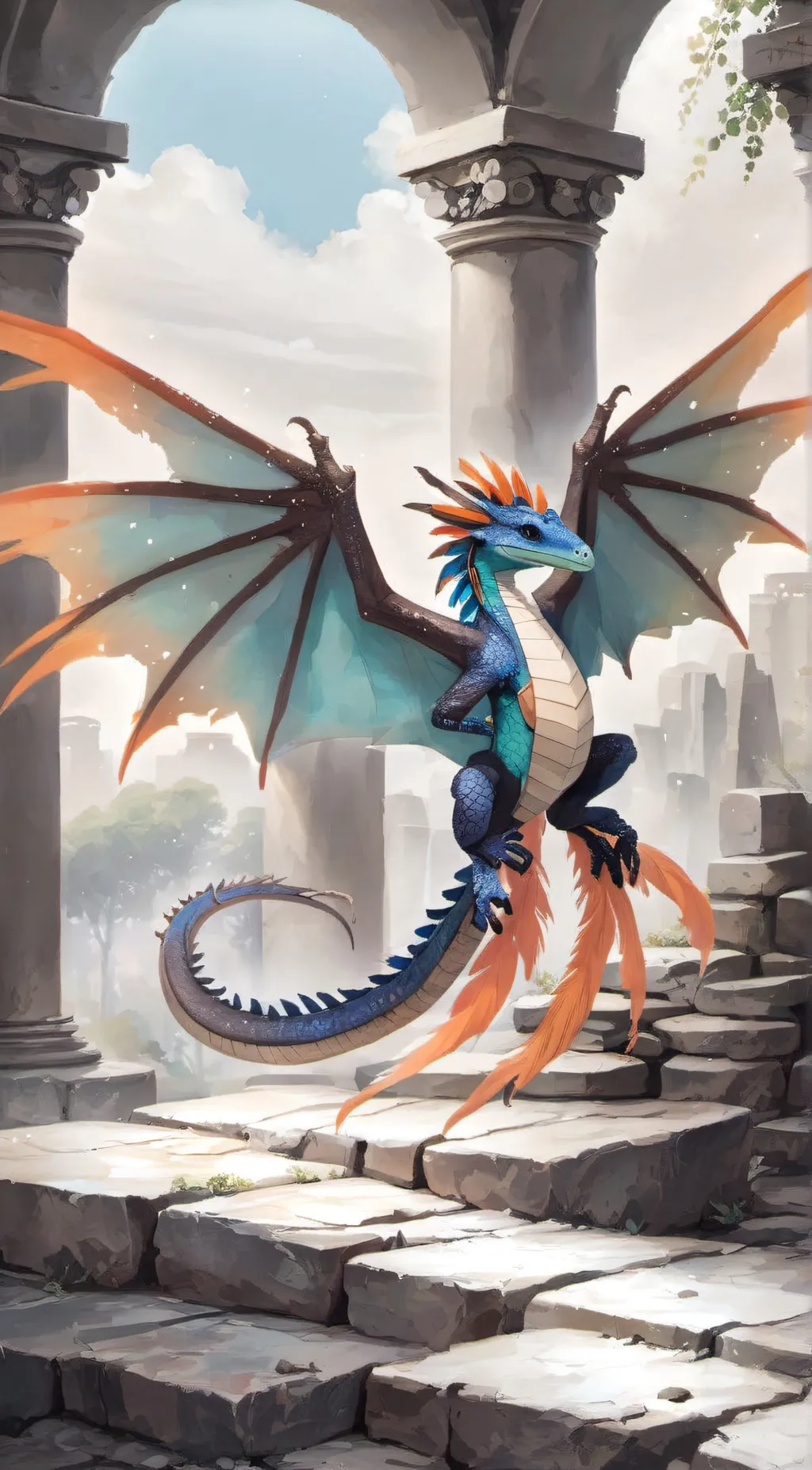 ai character: Pava background