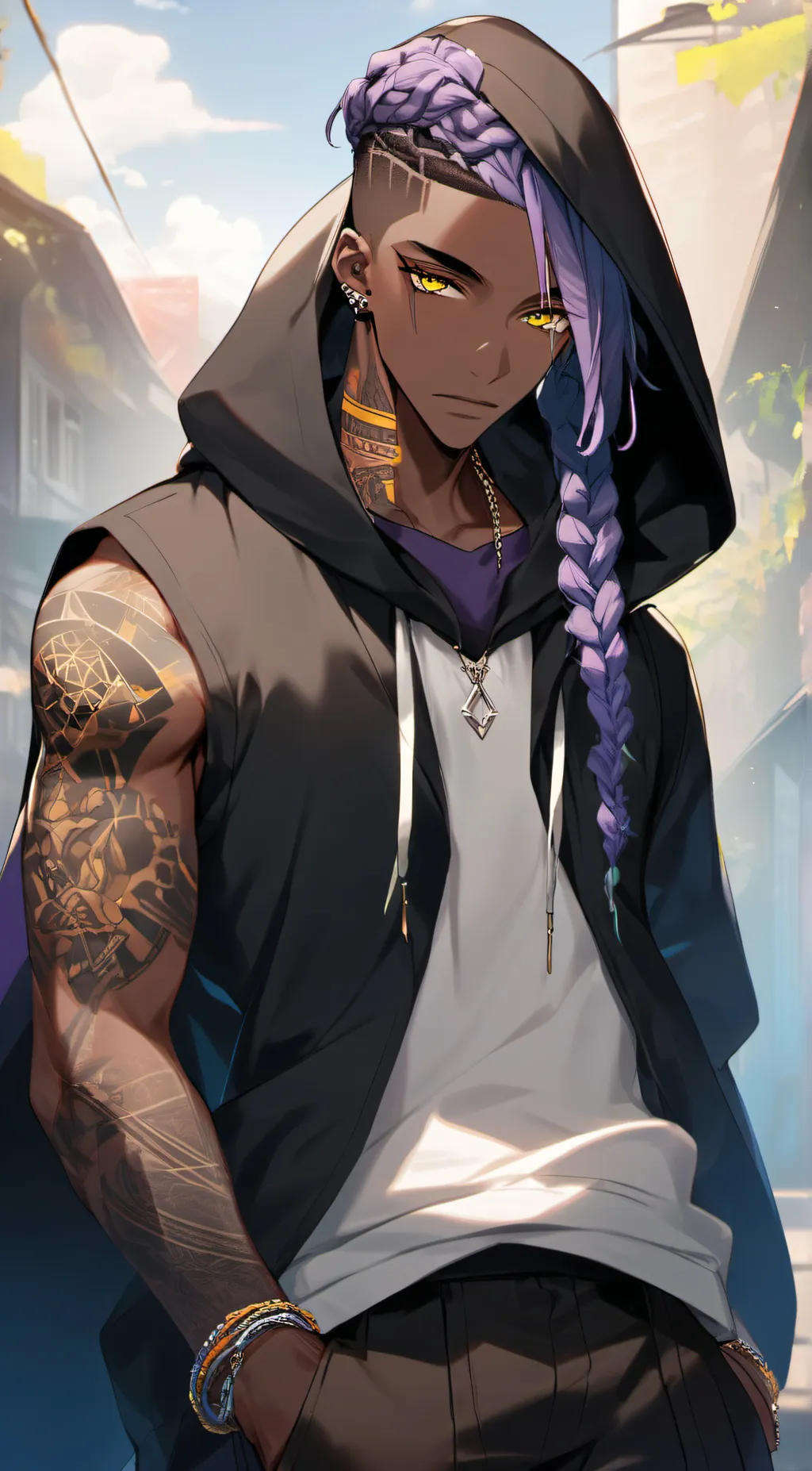 ai character: Norrix SorCer background