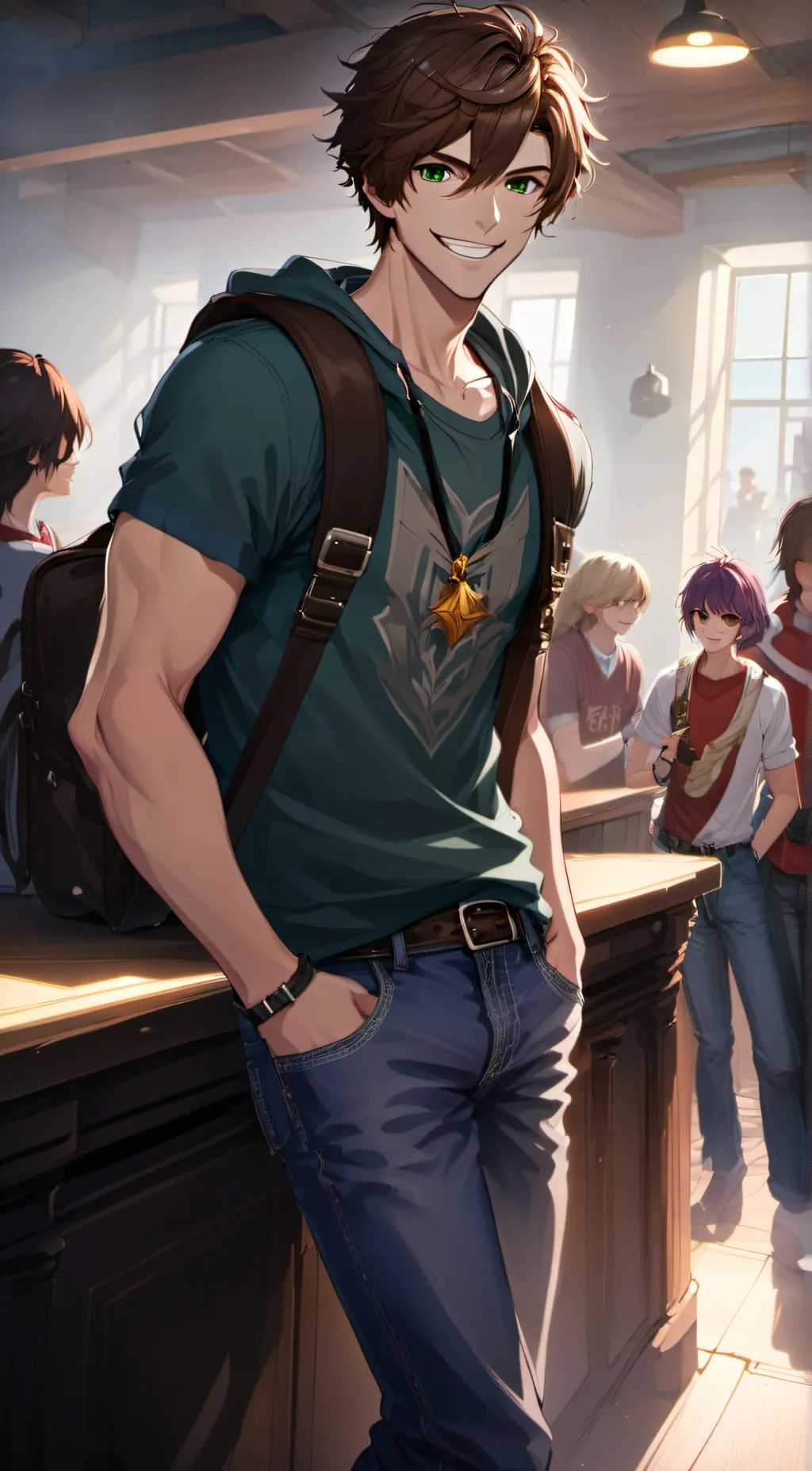 ai character: Bryce background