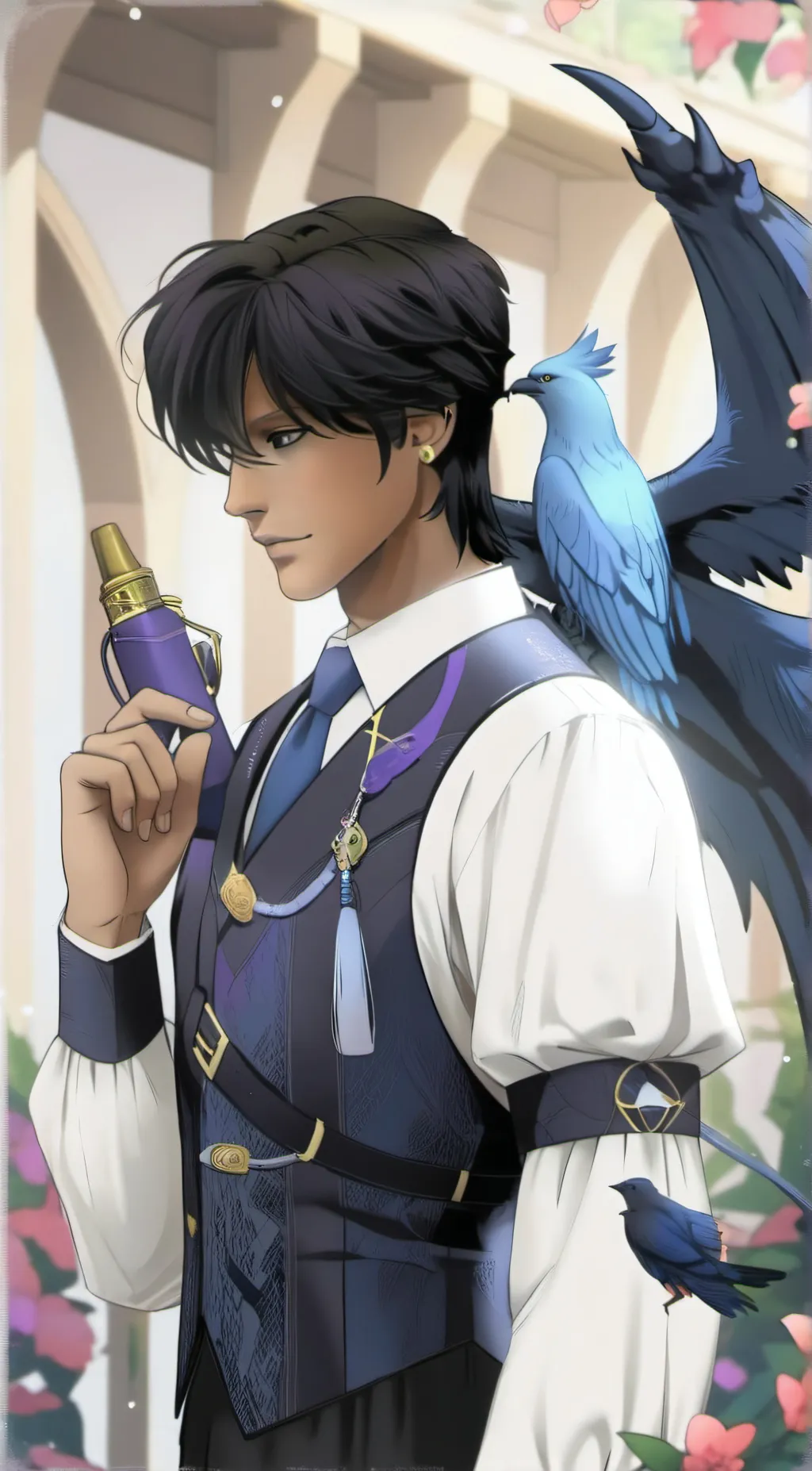 ai character: dj background