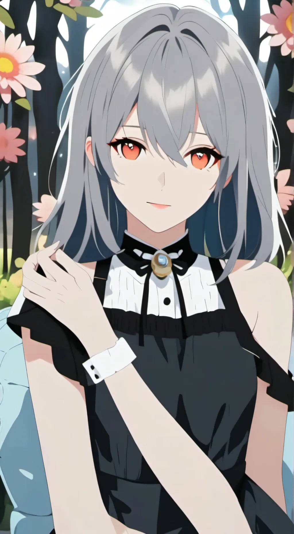 ai character: Amy  background