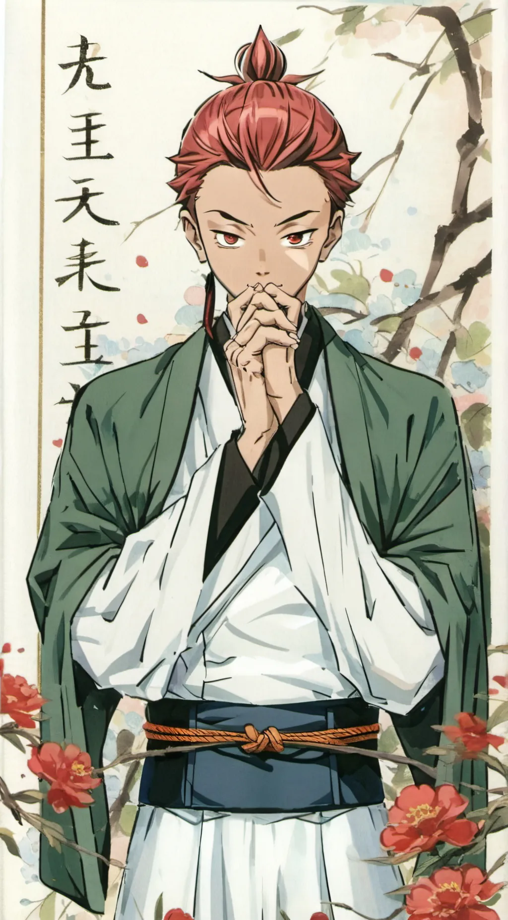 ai character: sukuna  background