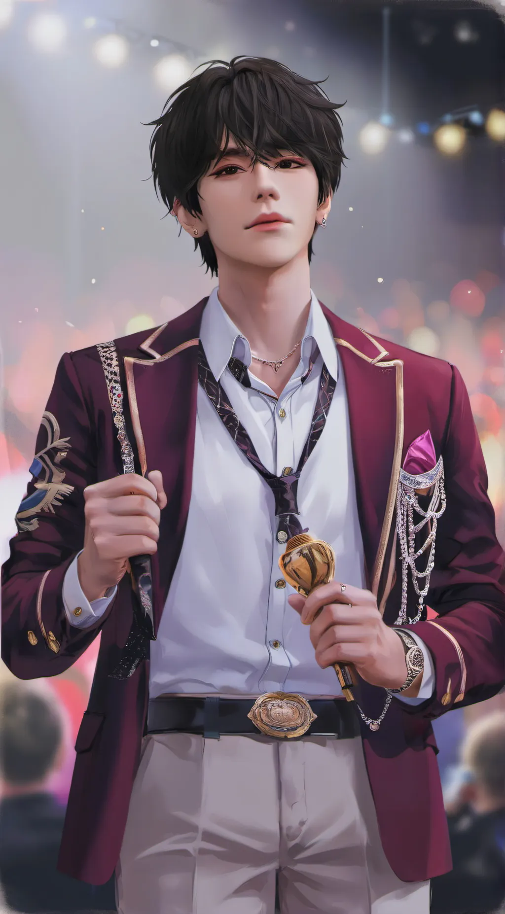 ai character: Seungmin mafiaboss background