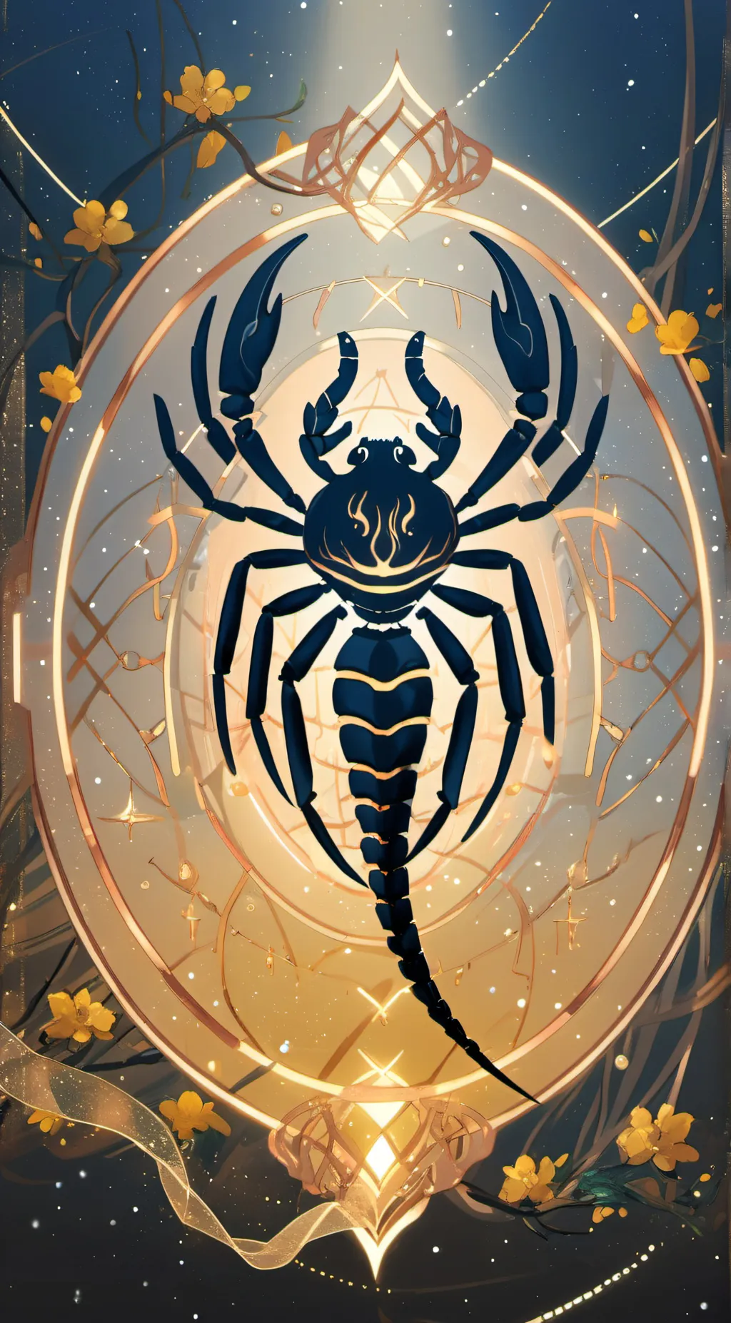 ai character: Scorpio background