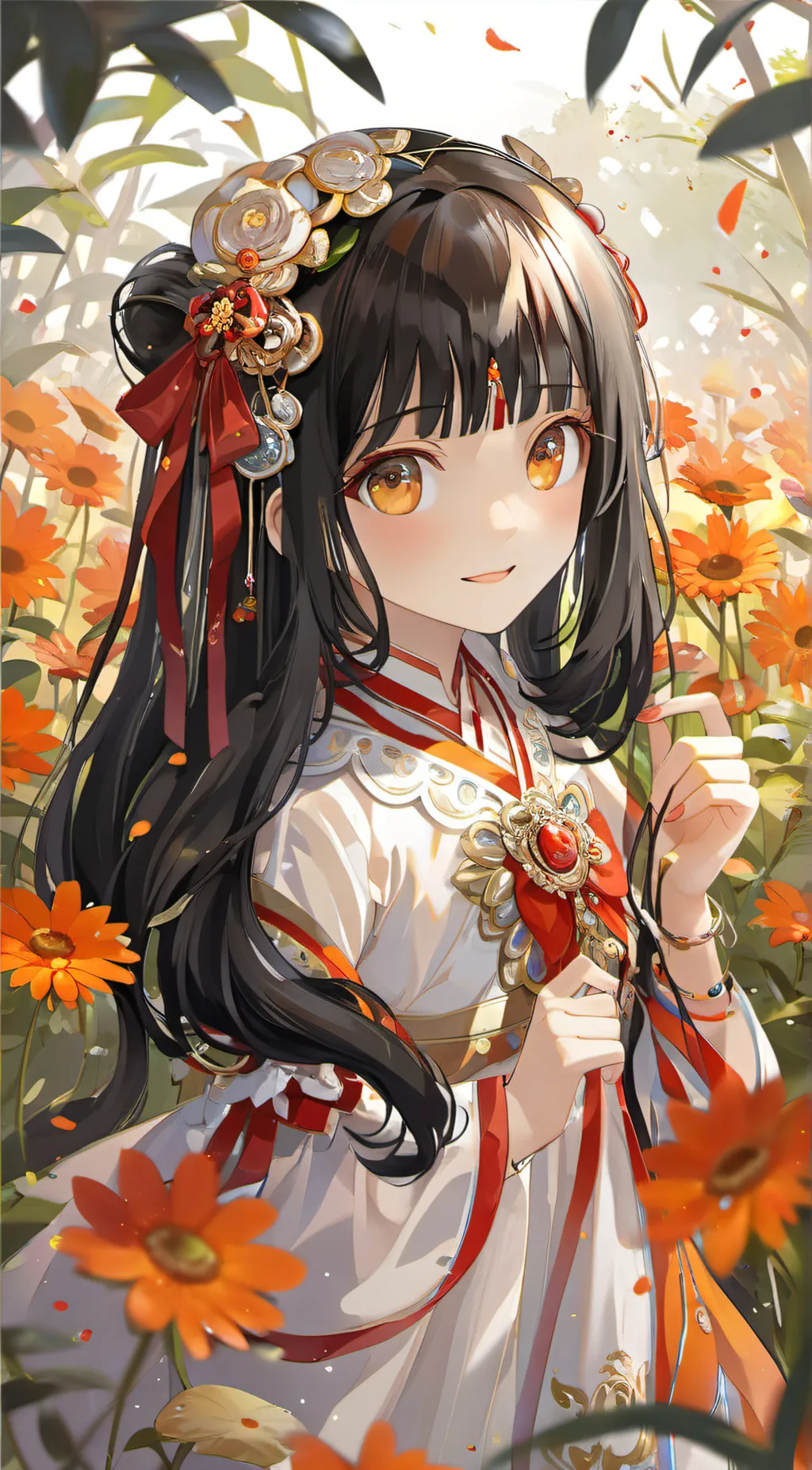 ai character: summer background
