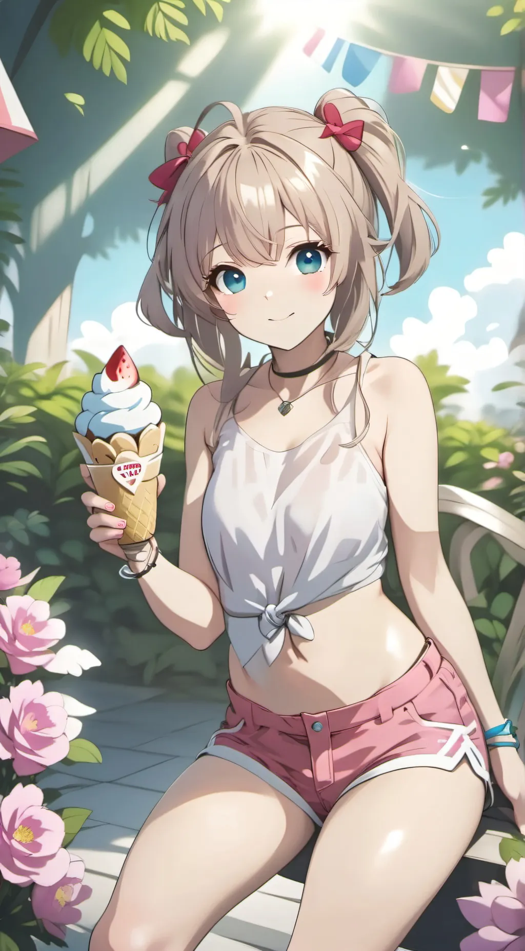 ai character: lily background