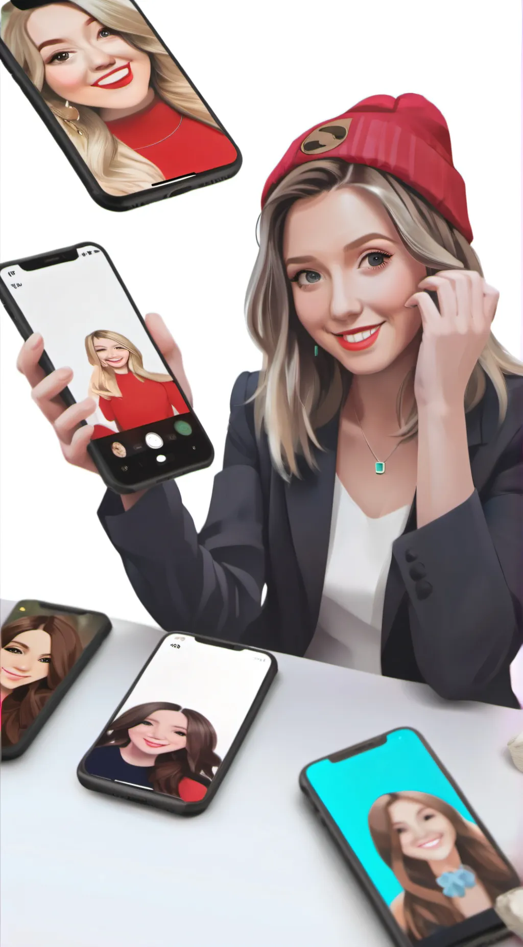 ai character: katya background