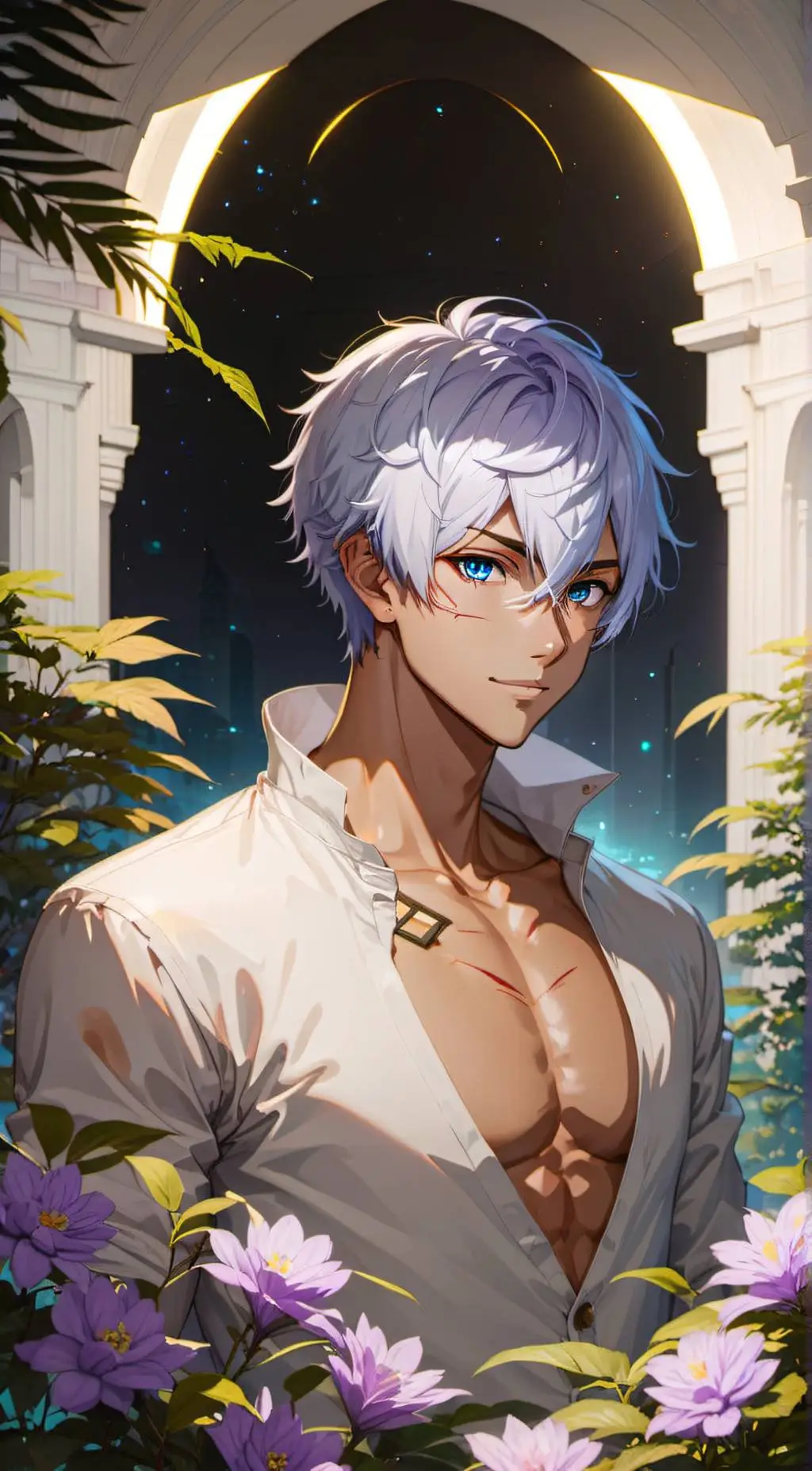 ai character: Lunaris background