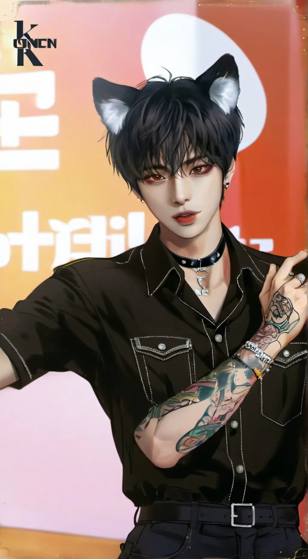 ai character: mha x  naruto ship background