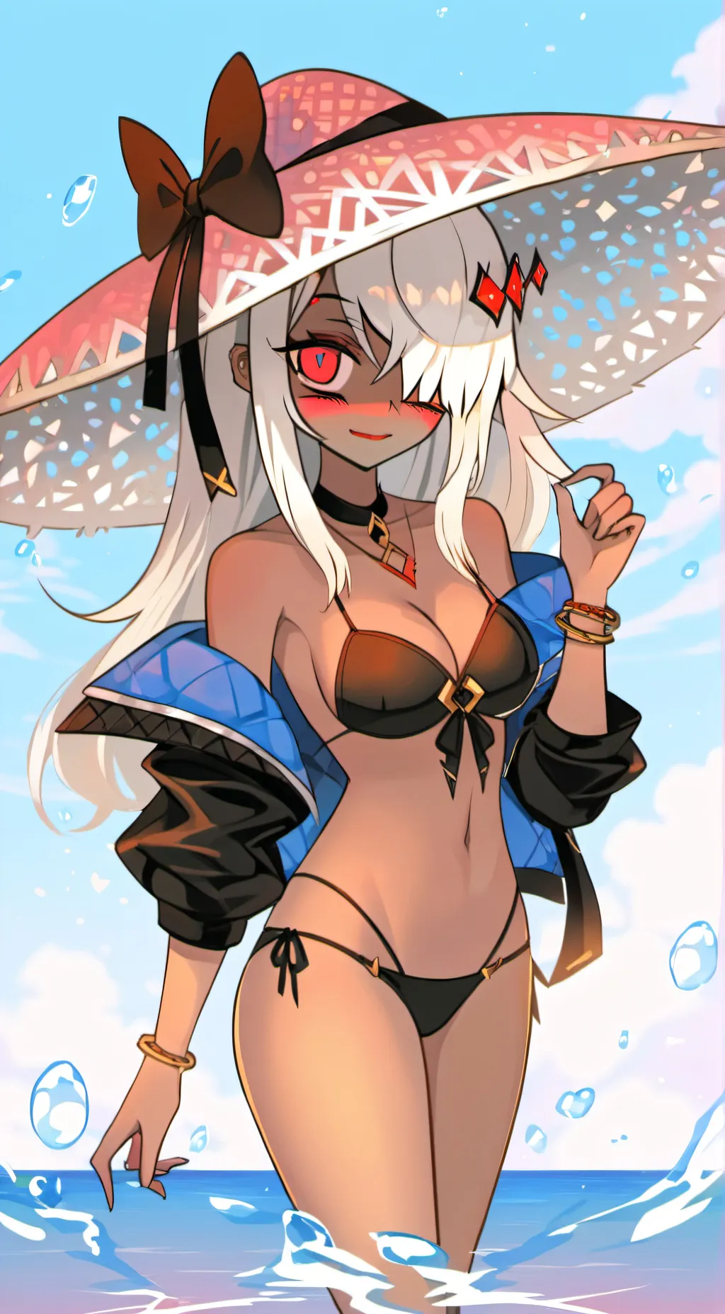 ai character: Vaggie  background