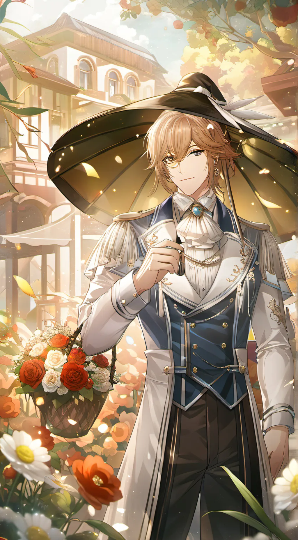 ai character: Bakugo  background