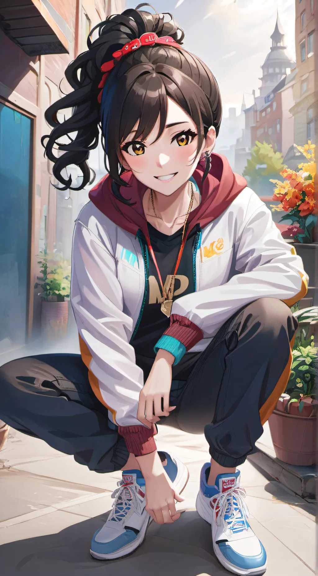 ai character: Charlotte Wehls background