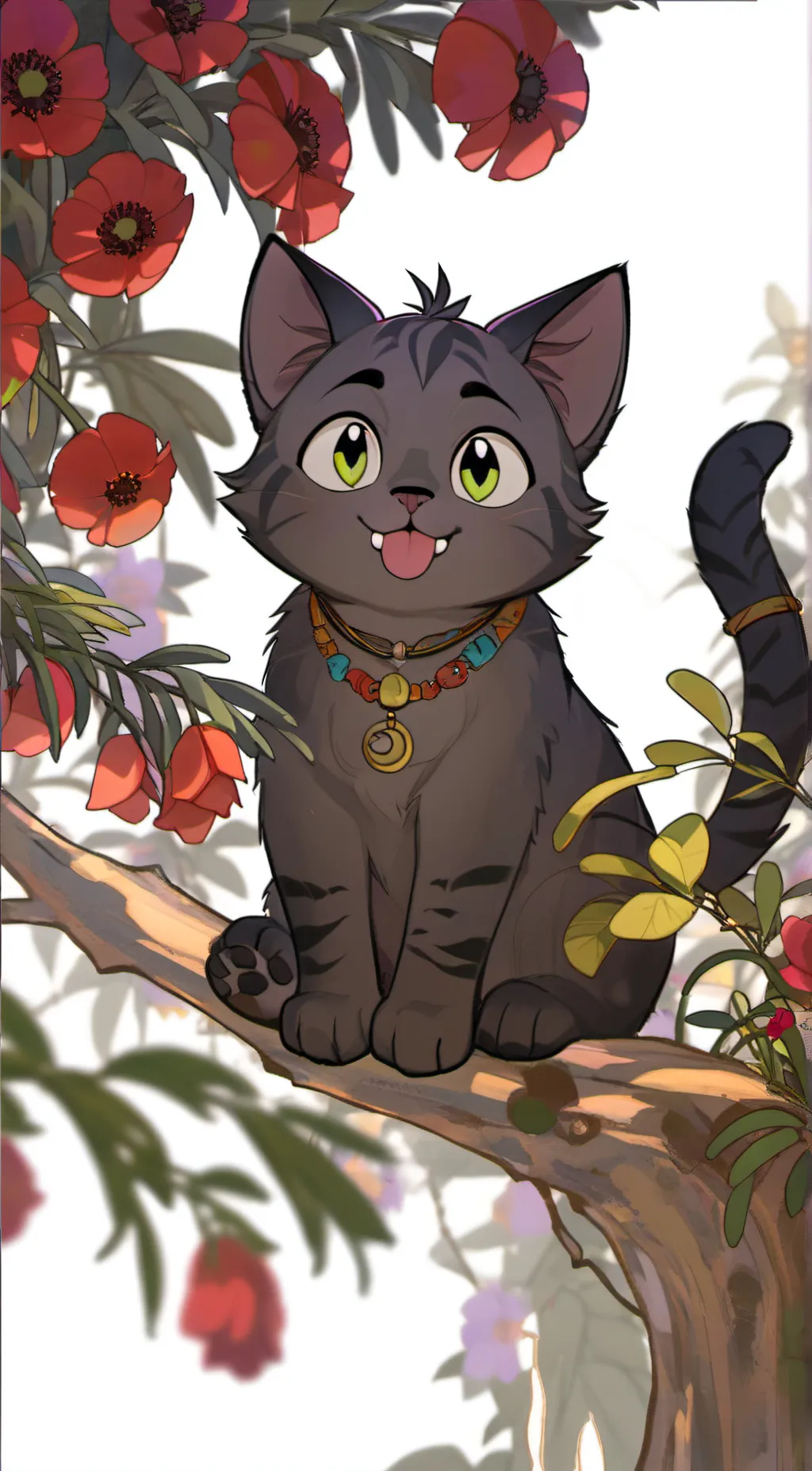 ai character: catnap background