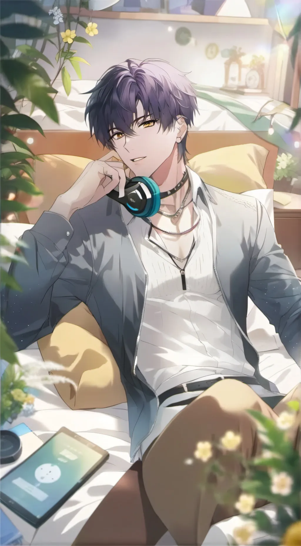 ai character: Nathaniel  background