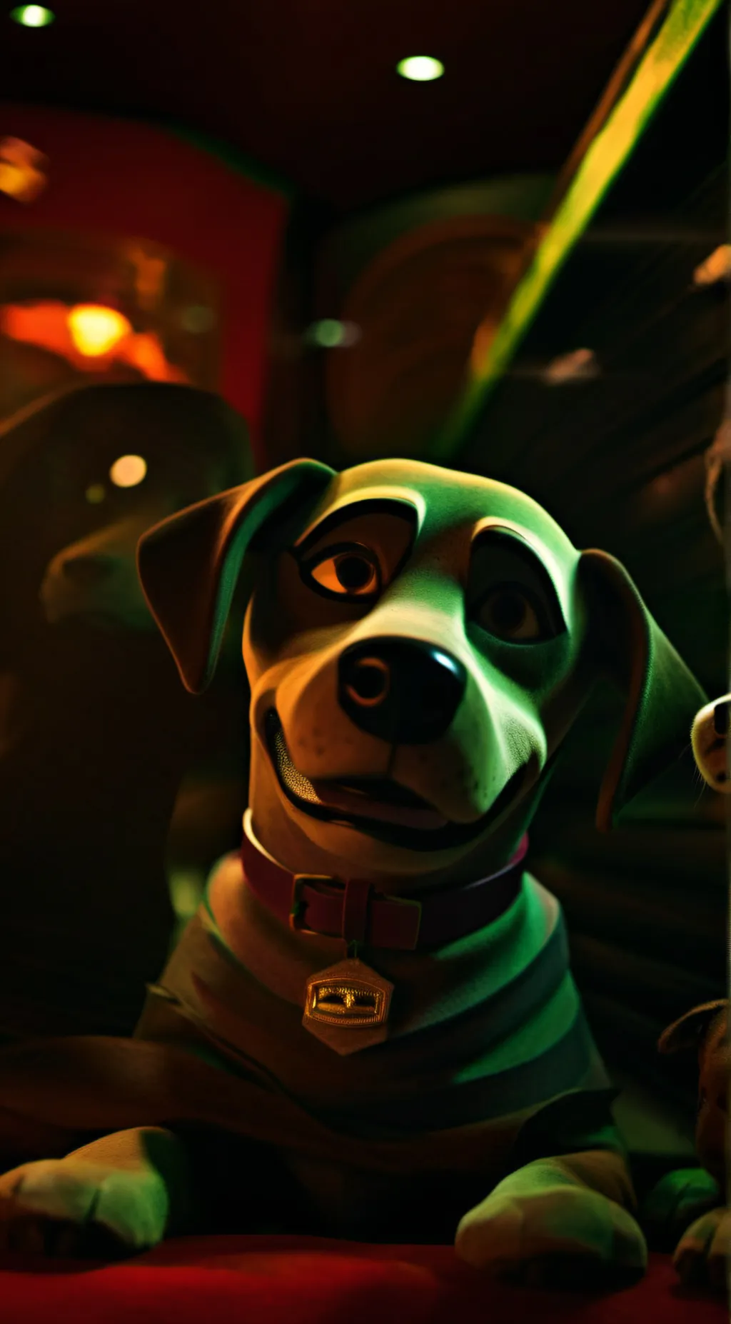 ai character: DogDay background